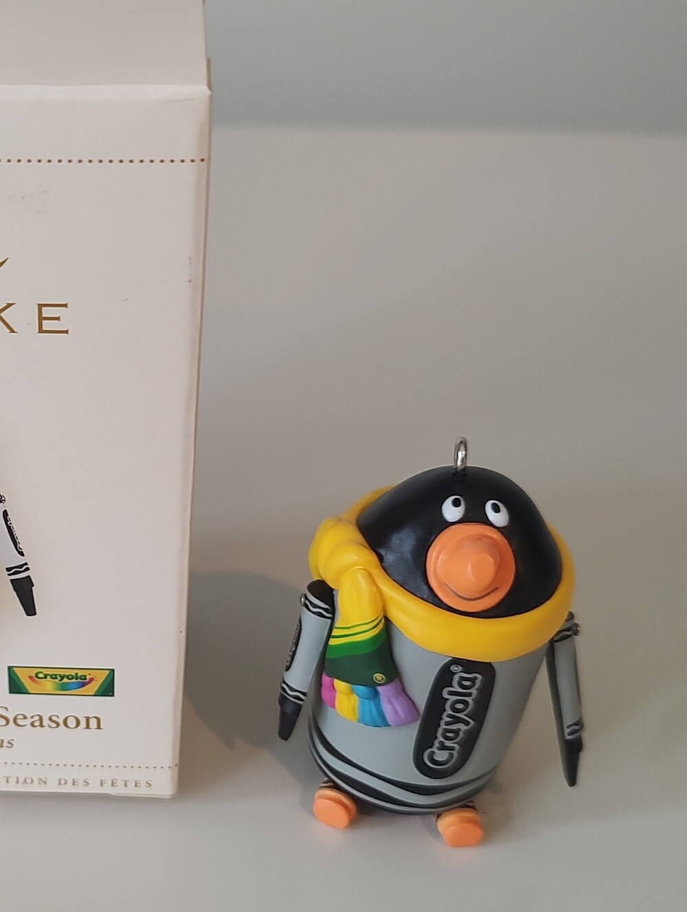 Hallmark Crayola Crayon Suited For The Season Christmas Ornament Penguin 2006